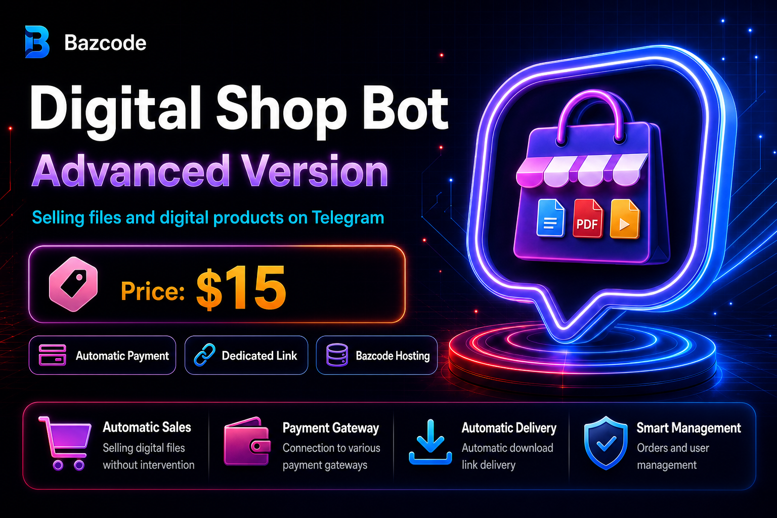 Digital Products Shop Bot Pro