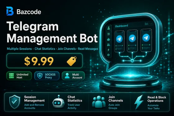 Telegram Account & Session Manager Bot