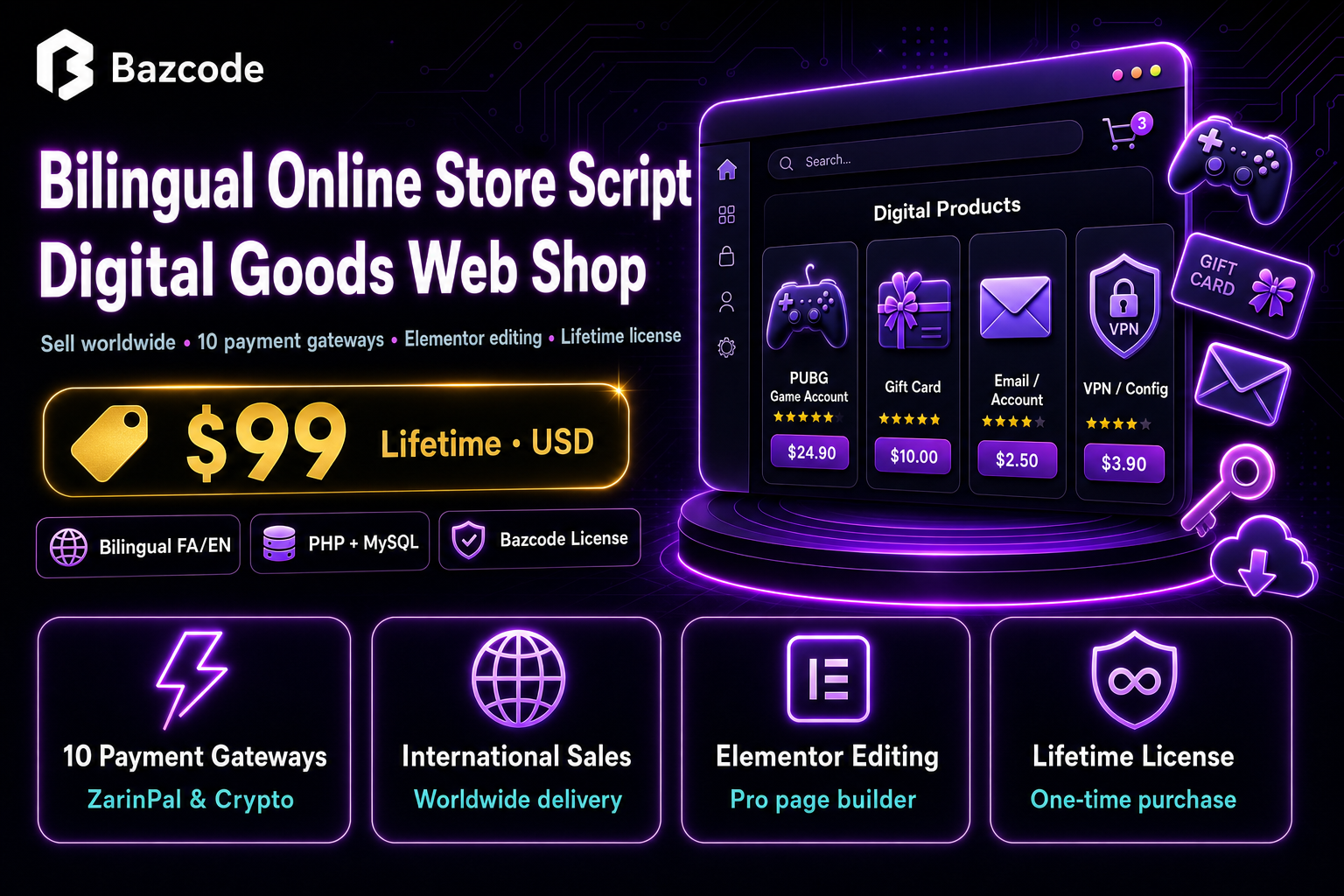 Karexi Store — Bilingual PHP Digital Shop